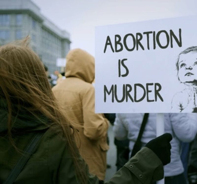 Stop abortion protest